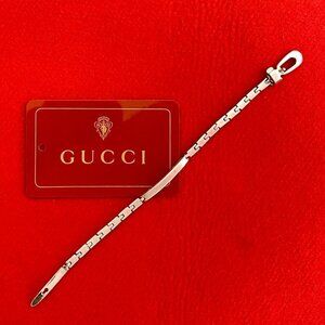 Gucci ID Bracelet Silver 925 Bangle Accessories Silver 474-4